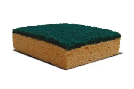 Produktfoto 1 von PREMINES Scheuerschwamm Schleifpad 140 mm für Hohe Beanspruchung, Grün 90mm 25 mm