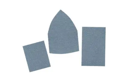 PREMINES Schmirgelpapier, Keramik, P120 Grad, Korngröße P120, 80 mm 133mm