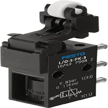 Produktfoto 1 von Festo, Kniehebel Pneumatik-Steuerventil 2.5 mm 10749