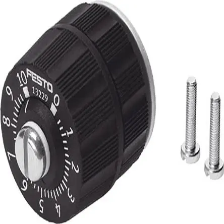 Produktfoto 1 von Festo, Drehknopf Pneumatik-Steuerventil 2.5 mm 13229