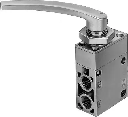 Produktfoto 1 von Festo, Hebel H-3 Pneumatik-Steuerventil, manuell, G G 1/4, Aluminium 8987