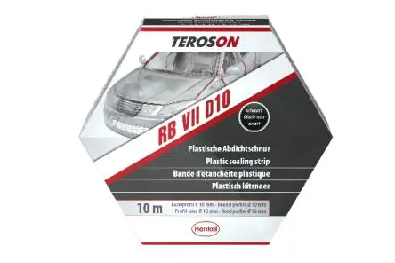 Produktfoto 1 von Teroson RB VII BK D10 Dichtmittel Schwarz, Hellgrau Dichtmittel, Streifen, 80 °C, -40 °C