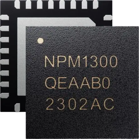 Produktfoto 1 von Nordic Semiconductor Li-Ion Ladegeräte-IC Li-Ion, Lithium-Polymer, QFN-32 32-Pin, 5.5 V 1V, 3.3 V Ausgang