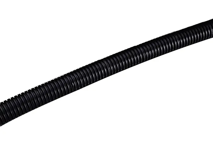 Produktfoto 1 von RS PRO Schutzschlauch Nylon 6, Ø 50mm nom. flexibel, Schwarz A ø 54.5mm x 5m