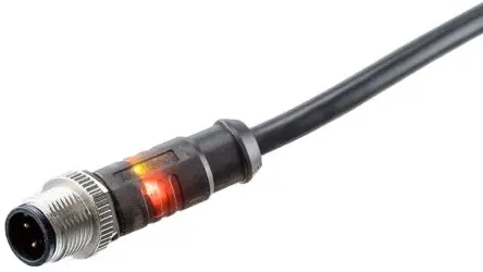 Amphenol Industrial M12 Rundsteckverbinder Stecker 5-polig Stecker 4A IP68
