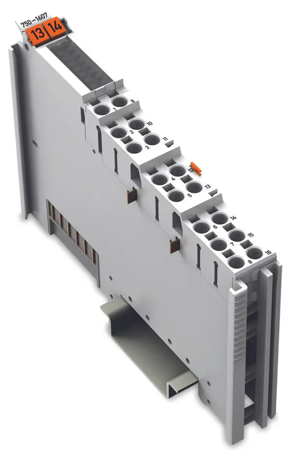Produktfoto 1 von WAGO Verteilerblock 8-polig / 24 V dc 10A, Polycarbonat, Polyamid Hellgrau, IP20