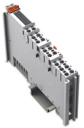 Produktfoto 1 von WAGO Verteilerblock 8-polig / 24V dc 10A, Polycarbonat, Polyamid Hellgrau, IP20