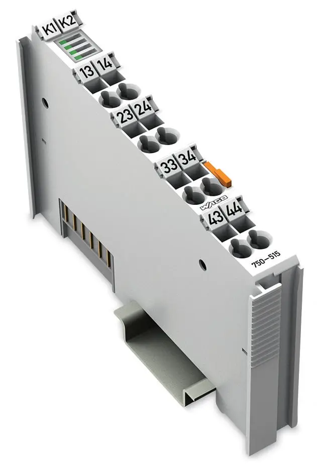 Produktfoto 1 von WAGO 750 Relais-Ausgangsmodul für SPS / 4 x  Digital Ausgang 5 VDC