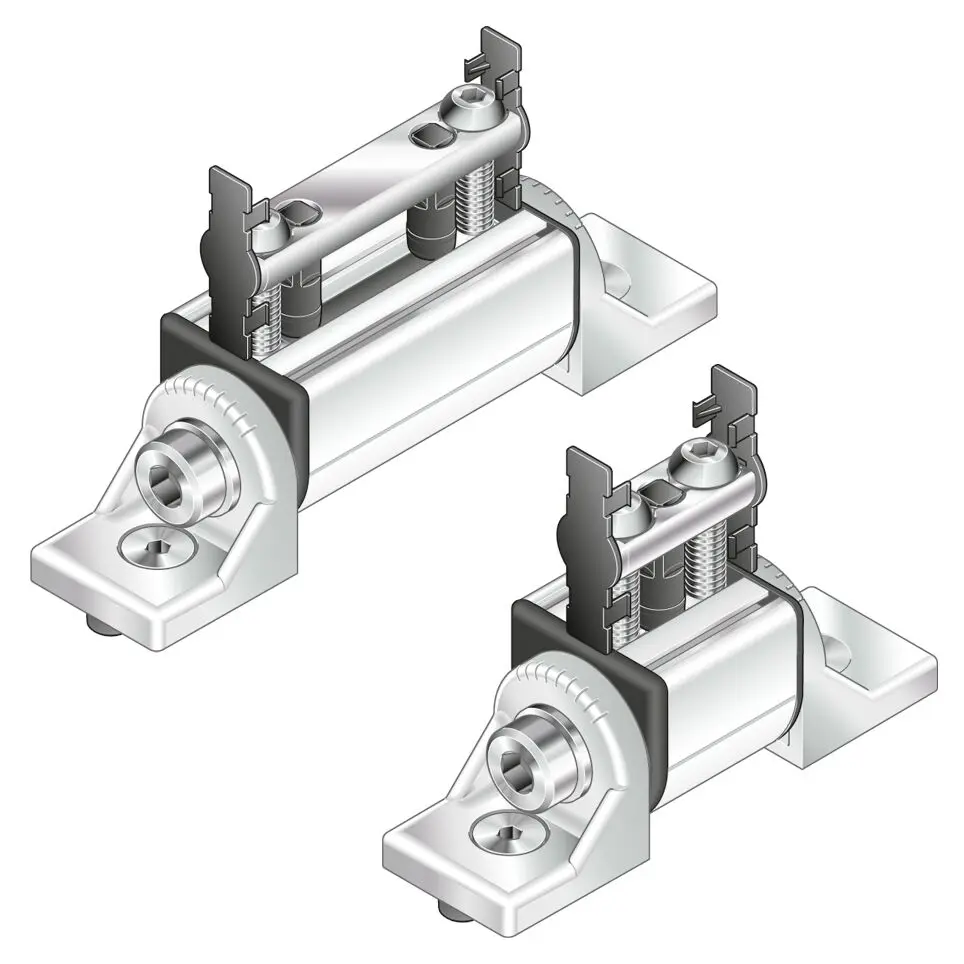Produktfoto 1 von Bosch Rexroth Lagereinheit, Tafelzubehör-System 17 mm 40 x 40 mm