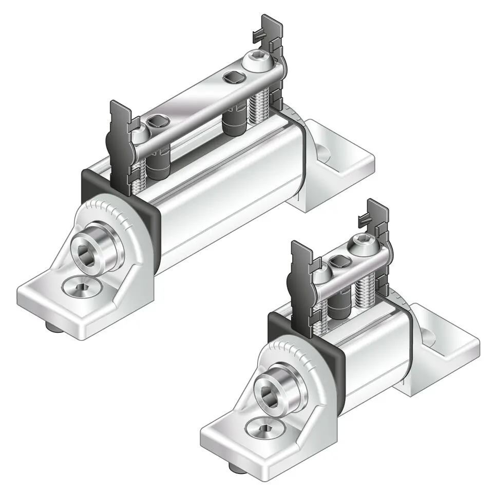 Bosch Rexroth Lagereinheit, Tafelzubehör-System 17 mm 45 x 90 mm