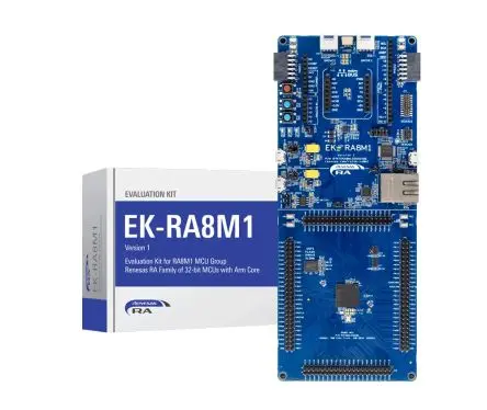 Produktfoto 1 von Renesas Electronics Evaluierungskit für RA8M1-MCU-Gruppe USB auf MCU, Evaluierungskit Entwicklungstool Microcontroller