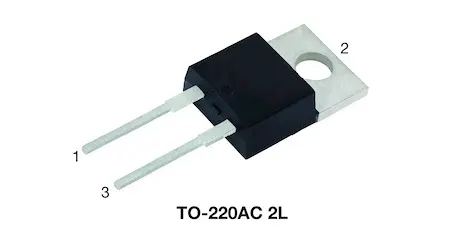 Produktfoto 1 von Vishay VS-3C10ET07 Oberfläche Gleichrichter & Schottky-Diode Einfach, 650 V / 10 A, 3-Pin TO-220AC 2L
