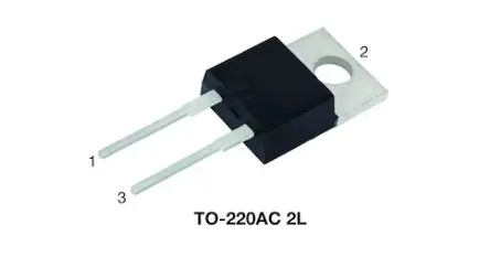 Produktfoto 1 von Vishay VS-3C12ET07 Oberfläche Gleichrichter & Schottky-Diode Schottky-Diode Einfach, 650 V / 12 A, 3-Pin TO-220AC 2L