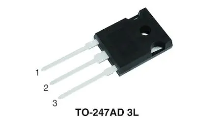 Produktfoto 1 von Vishay VS-3C20CP07 Oberfläche Gleichrichter & Schottky-Diode Schottky-Diode 2 Paar gemeinsame Kathode, 650 V / 10 A,