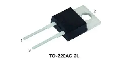 Produktfoto 1 von Vishay VS-3C04ET07 Oberfläche Gleichrichter & Schottky-Diode Schottky-Diode Einfach, 650 V / 4 A, 3-Pin TO-220AC 2L