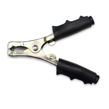 Produktfoto 1 von Mueller Electric Bichromatierter Stahl 22 mm Krokodilklemme, Schwarz, 60A Polyvinylchlorid Isoliert