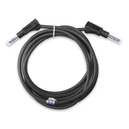 Produktfoto 1 von Mueller Electric Messleitung 45A Stecker / Stecker, Schwarz Silikon-isoliert 36 Zoll, 600V