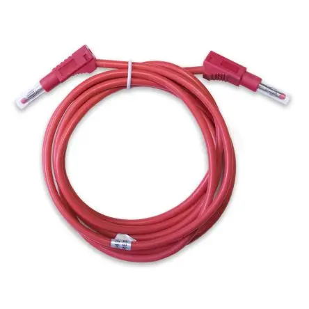 Produktfoto 1 von Mueller Electric Messleitung 45A Stecker / Stecker, Rot Silikon-isoliert 36 Zoll, 600V