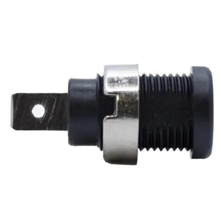 Mueller Electric 4 mm Stecker Schwarz Bananenstecker, Kontakt Nickel, 1kV 35A, Lötanschluss