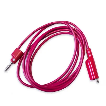 Produktfoto 1 von Mueller Electric Messleitung 10A Stecker / Stecker, Rot 24 Zoll, 1kV