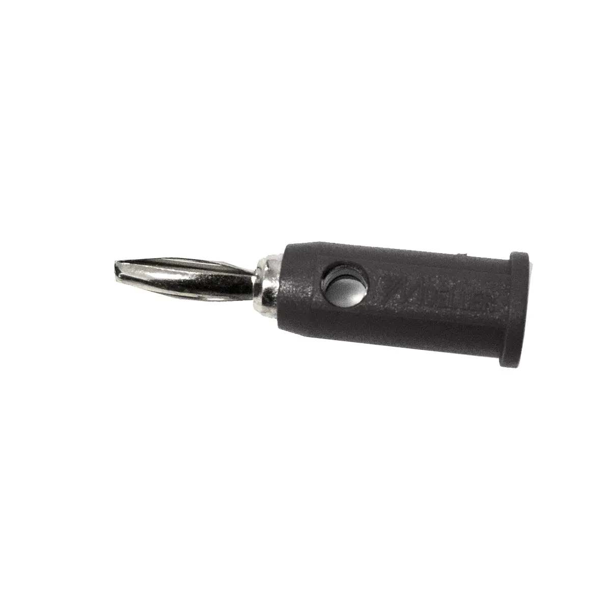 Mueller Electric 4 mm Stecker Schwarz Bananenstecker, Kontakt Gold über Nickel, 250 V Steckbar