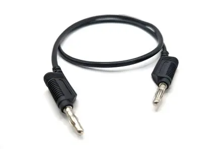 Produktfoto 1 von Mueller Electric Messleitung 32A Stecker / Stecker, Schwarz Polyvinylchlorid-isoliert 50 cm, 60V ac
