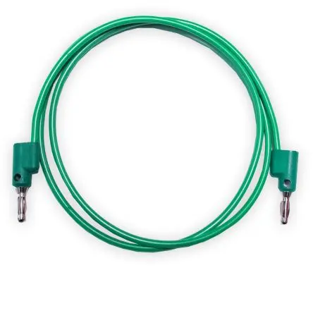 Produktfoto 1 von Mueller Electric Messleitung 15A Stecker / Stecker, Grün Polyvinylchlorid-isoliert 1.2 m, 1kV