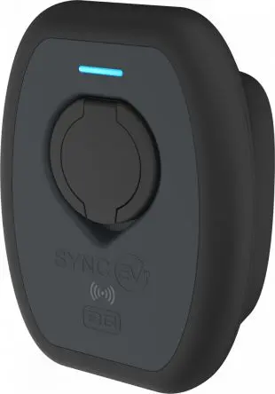 BG Electrical EV-Ladestation, -25 °C Temp. min. 253V dc 40 °C Temp. max., 7.4kW Typ 2 32 A, L. 123 mm T. 123 mm B. 224mm