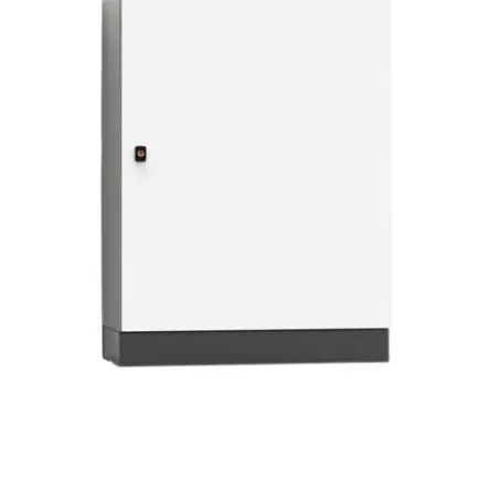 Produktfoto 1 von nVent HOFFMAN P10 Weichstahl Sockel Vorder-/Rückseite Umbra-Grau, 593 mm, für Gehäuse, H. 100 mm, T. 95 mm