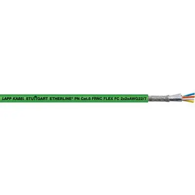 Produktfoto 1 von Lapp Cat5e Cat5e Ethernet-Kabel, 100 m, Grün, A Stecker, B Stecker Verzinnte Kupferlegierungsummantelung