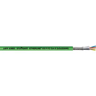 Produktfoto 1 von Lapp Cat.5 Ethernet-Kabel, 100 m, Grün Verzinnte Kupferlegierungsummantelung Nicht abgeschlossen, Polyurethan