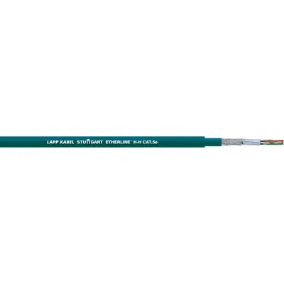 Produktfoto 1 von Lapp Cat5e Cat5e Ethernet-Kabel, 100 m, Hellblau, A Stecker, B Stecker Nicht abgeschlossen, Polyurethan Verzinnte