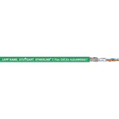 Produktfoto 1 von Lapp Cat5e Cat5e Ethernet-Kabel, 100 m, Grün, A Stecker, B Stecker Verzinnte Kupferlegierungsummantelung