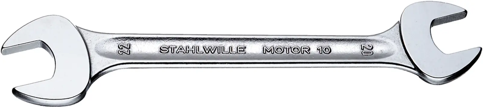 Produktfoto 1 von STAHLWILLE Doppelgabelschlüssel Chrom Stahl Höhensicher, Länge 220 mm