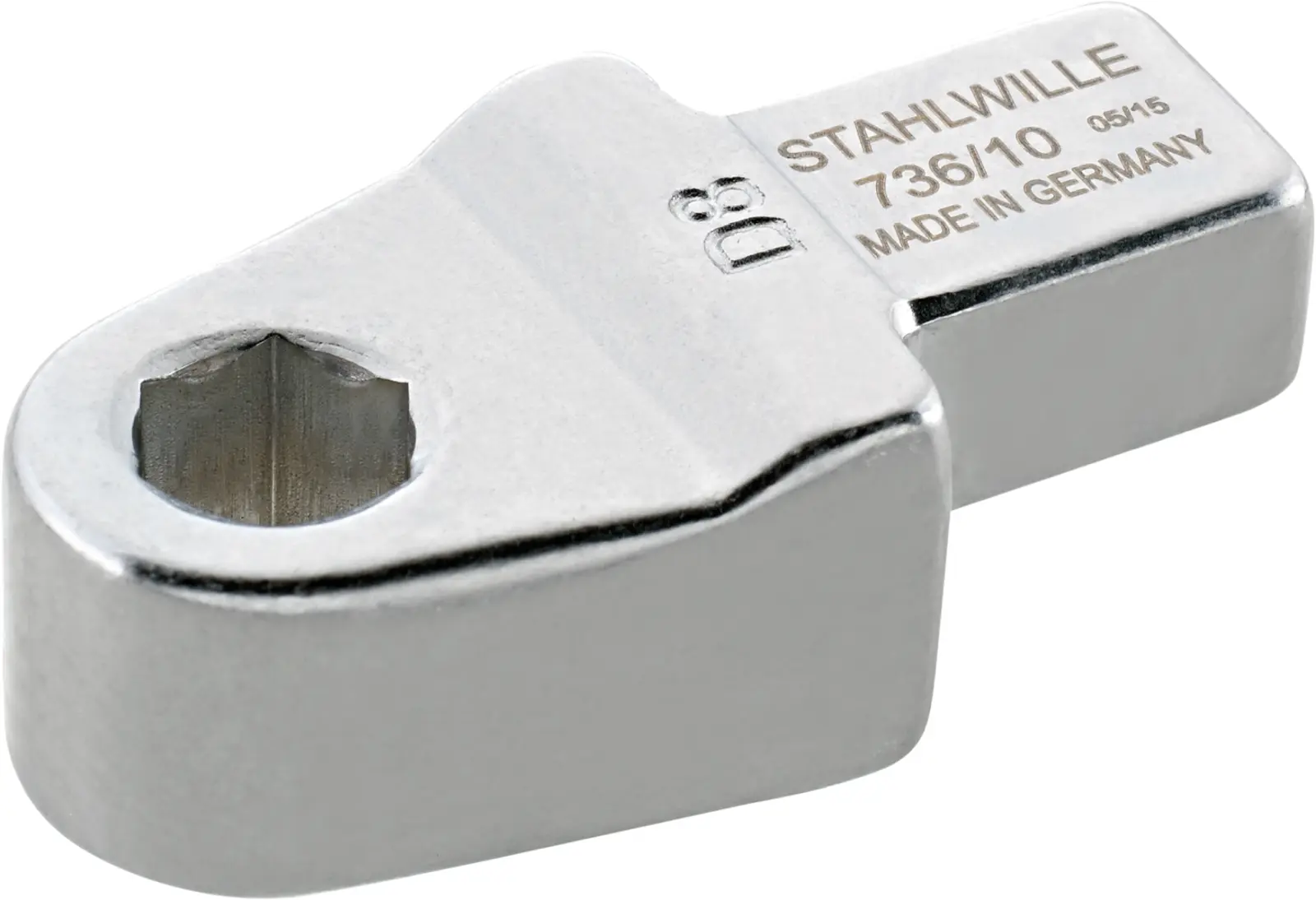 Produktfoto 1 von STAHLWILLE, 9 x 12 mm Sechskant Feinzahn-Ratschenschlüssel, 17.5 mm