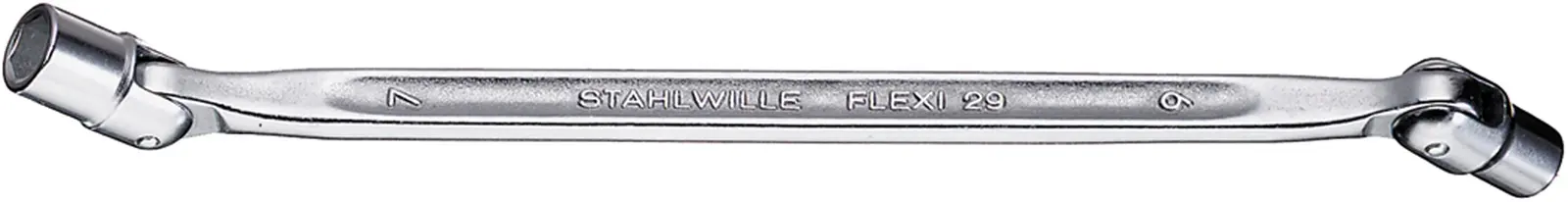STAHLWILLE Ringschlüssel Doppelt gelenkig, / Länge 227 mm