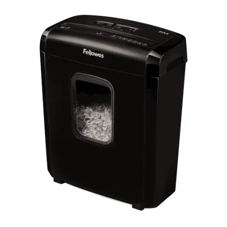 Produktfoto 1 von Fellowes Powershred 6M Powershred 6M Aktenvernichter, Mini, 6 Blatt, 13 L Rücklauffunktion