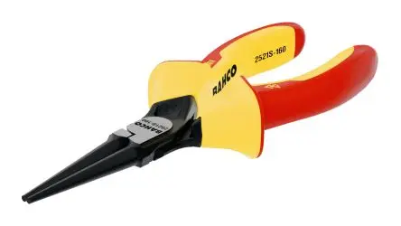 Produktfoto 1 von Bahco 2521S-160 Rundzange / Backen 49.5mm 160 mm VDE 1000V zugelassen