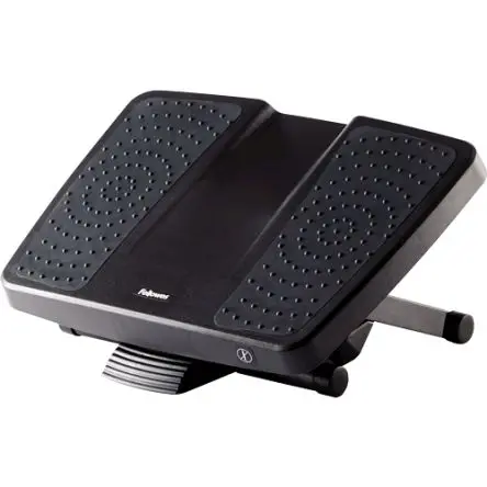 Produktfoto 1 von Fellowes Fußstütze Neigungseinstellung, 218 mm max. Höhe, 1.14 m, 45.7mm Schwarz, 2.2 kg