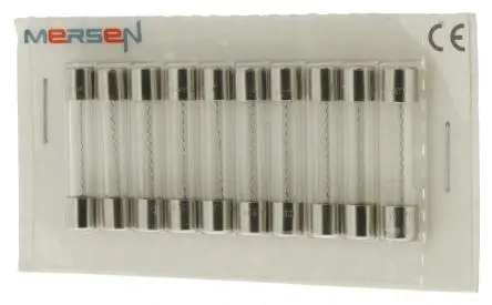 Mersen IEC Miniature Fuses 6 x32 - Quick acting - 3SF - 60VAC to 250VAC Patronensicherung Flink / 1.6A 6.3 x 32 mm 250V