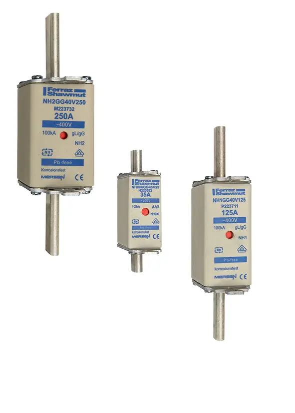 Produktfoto 1 von Mersen NH-Sicherung NH2, 400V ac / 80A gG
