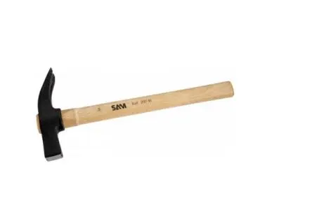 Produktfoto 1 von SAM Hammer, Klauenhammer aus Stahl 750 g Eschenholz-Stiel 370 mm