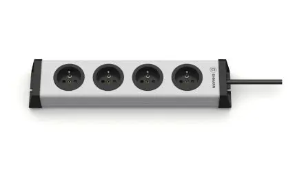 Produktfoto 1 von Ehmann 0200 Typ E - Französisch Steckdosenleiste, 4-fach 16A CEE, 1.5m Kabel, 230V