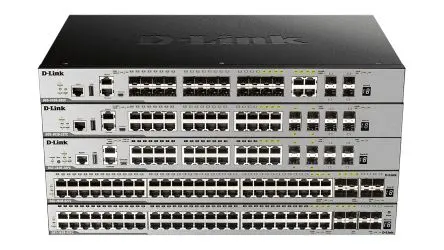 Produktfoto 1 von D-Link 28-Port Layer 3 Stackable Managed Switch with 10G Uplinks Verwalteter Switch 28-Port Managed