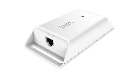 Produktfoto 1 von D-Link PoE Injektor / 48V Output, 400 mA 19.2 W 109.8 mm L. 62.2mm B. 24.5 mm T.