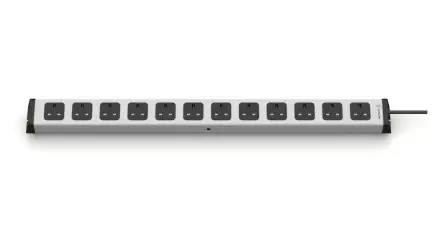 Produktfoto 1 von Ehmann 0200 Typ G Steckdosenleiste, 12-fach 13A, UK-Netzstecker, 1.5m Kabel, 230V Abgesichert