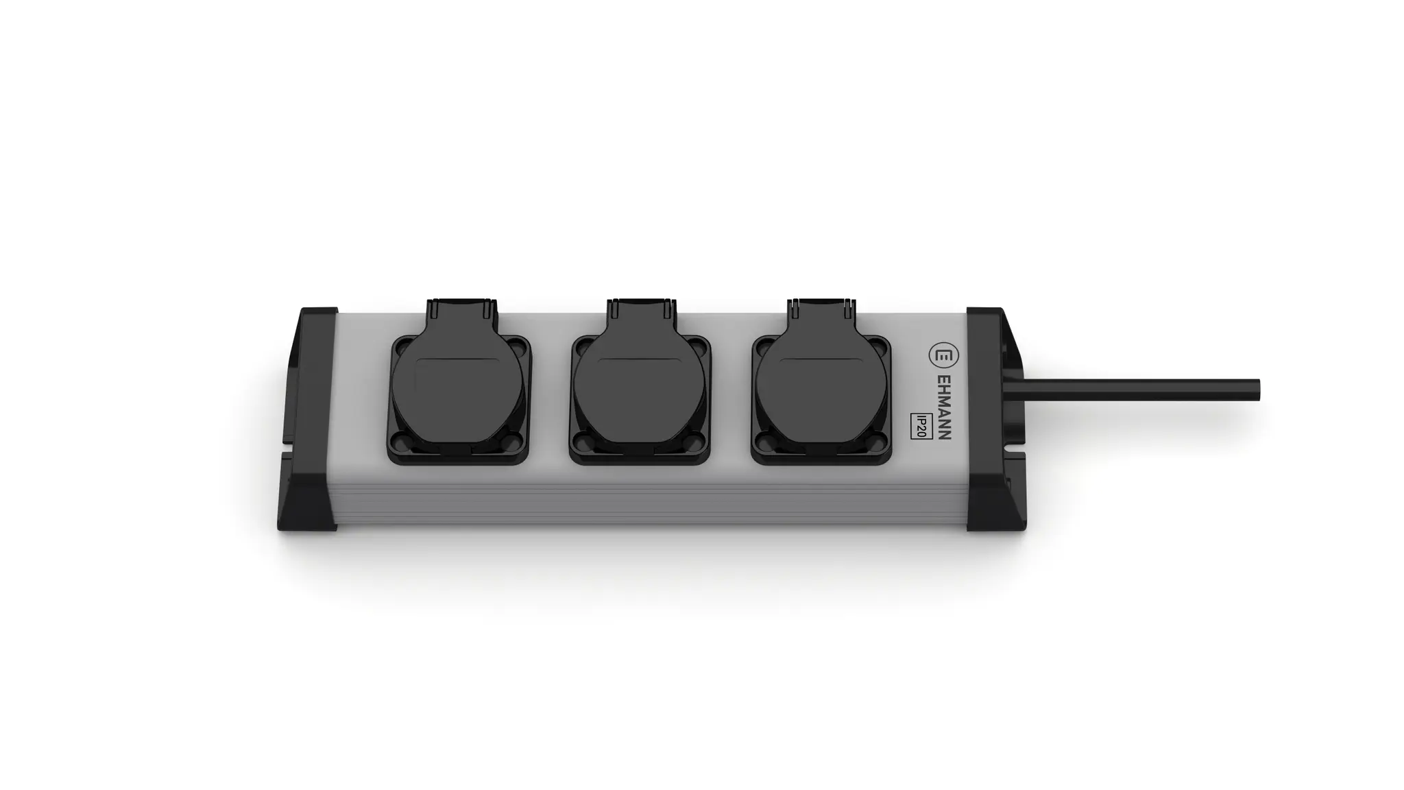 Produktfoto 1 von Ehmann Typ F Steckdoseneinheit, 3-fach 16A CEE, 3m Kabel, 230 V