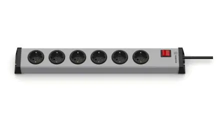 Produktfoto 1 von Ehmann 0201 Typ F Steckdosenleiste Überspannungsschutz, 6-fach 16A CEE, 3m Kabel, 230V
