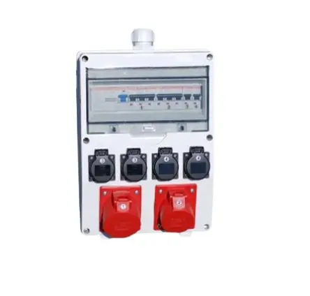 Ehmann 0530 Typ F Steckdosenleiste Überspannungsschutz, 6-fach 32A CEE 400 V-32 A, 400V