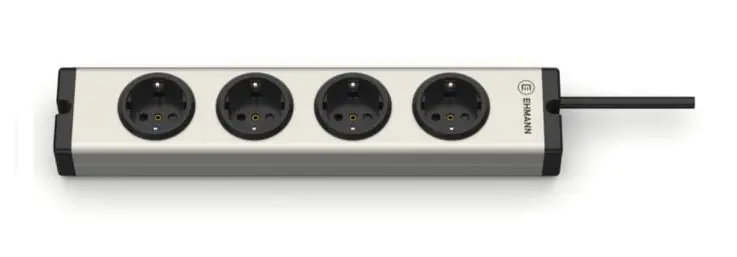 Produktfoto 1 von Ehmann 0600 Typ F Steckdoseneinheit, 4-fach 16A CEE, 3m Kabel, 250 V